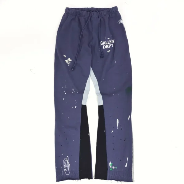 Gallery Dept Ink Splashing Micro Pull Pants  0001  Blue Purple