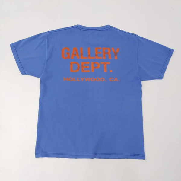 Gallery Depot. Blue Basic Short Sleeves - Image 2