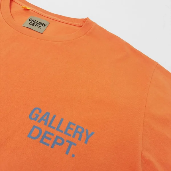 Gallery Dept Orange Basic Short Sleeve - Image 3