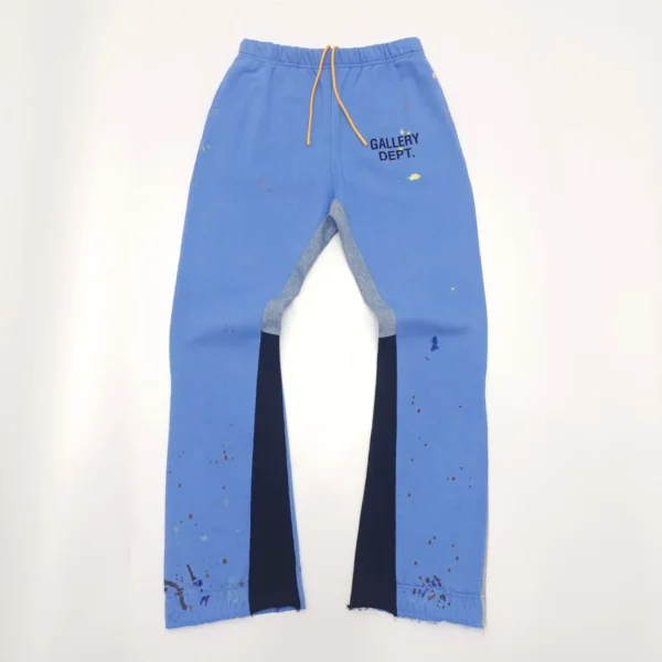 Gallery Dept. Blue Splash Ink Splicing Pants 
*Knitted 420g