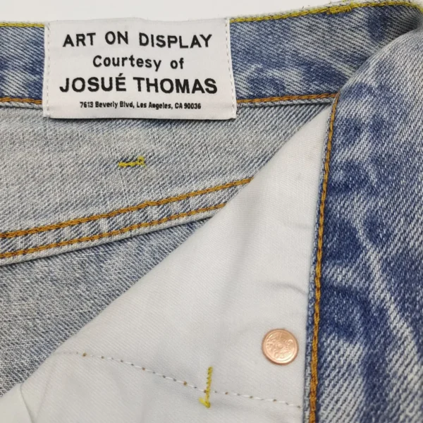 Gallery Depot. Splicing and Grinding Denim Jeans - Image 7