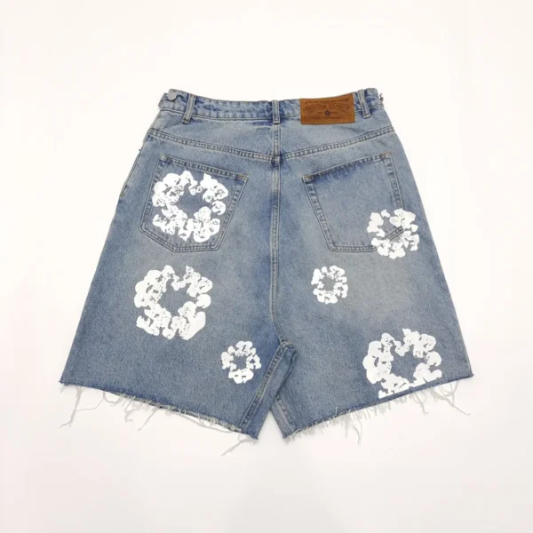 Denim Tears Cotton Flower Denim Shorts 0351
Import - Image 2