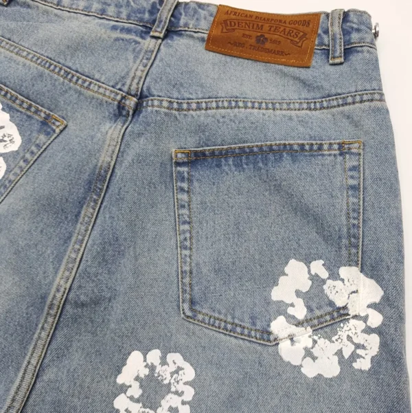 Denim Tears Cotton Flower Denim Shorts 0351
Import - Image 7