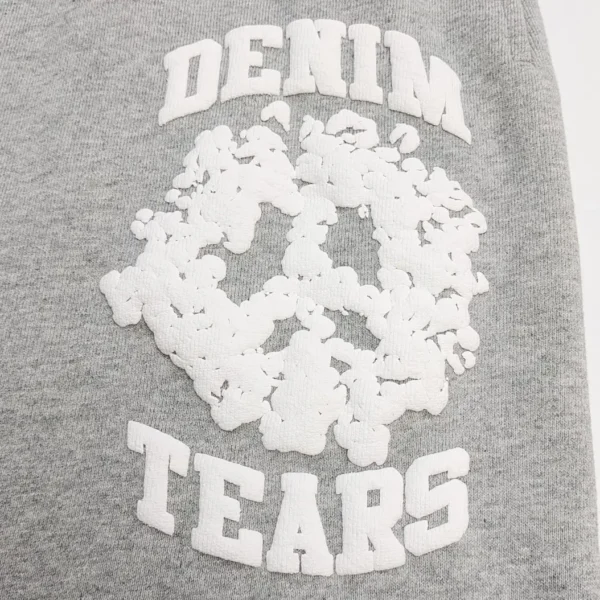 Denim Tears Hemp Grey DU Cotton Shorts - Image 3