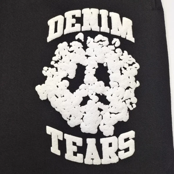 Denim Tears Black DU Cotton Shorts - Image 3