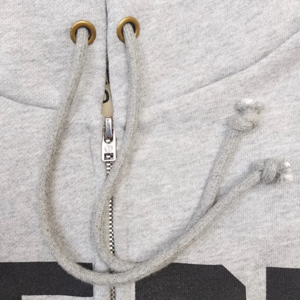 Gallery Depot. Hemp Grey Boxing Gloves Zipper Hoodie   051 - Image 4