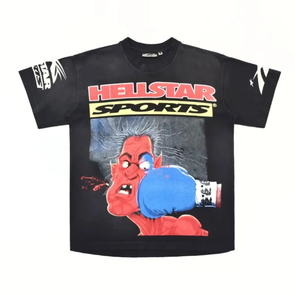 HELLSTAR Boxing KO Black Short Sleeve