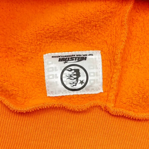 HELLSTAR Orange Spray Hoodie - Image 8