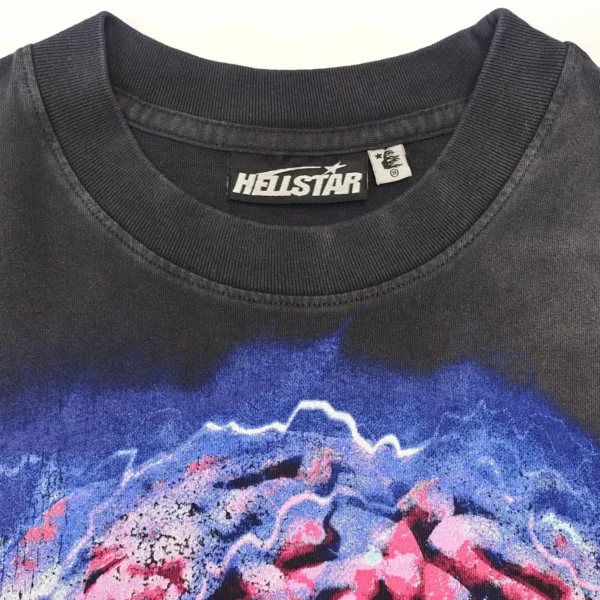 HELLSTAR Black Brain Helmet Short Sleeve - Image 7