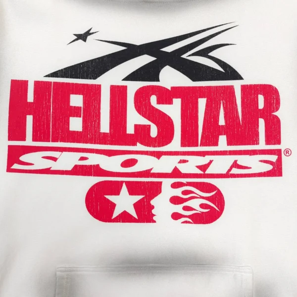 HELLSTAR White Dont Like Skull Hoodie - Image 4