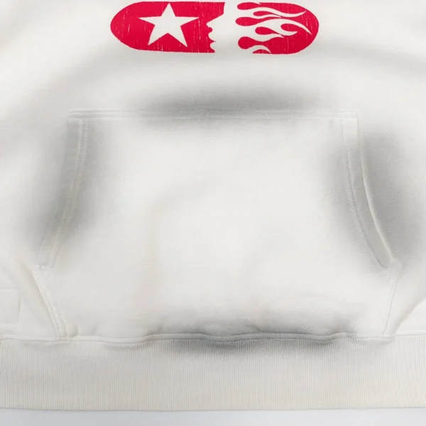HELLSTAR White Dont Like Skull Hoodie - Image 6