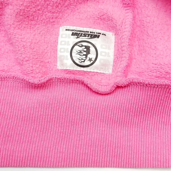 HELLSTAR Brain Hat Pink Hoodie - Image 4