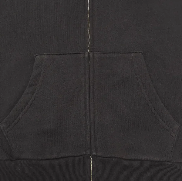 Denim Tears Black DU Cotton Zipper Hoodie 0642 - Image 5