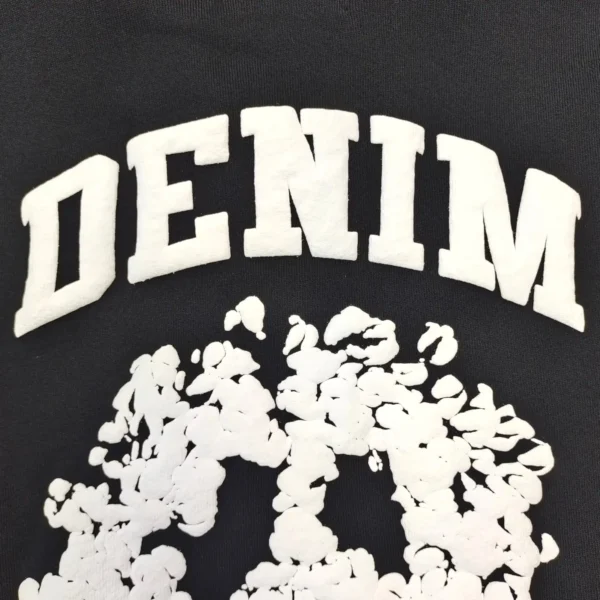Denim Tears Black DU Cotton Zipper Hoodie 0642 - Image 7