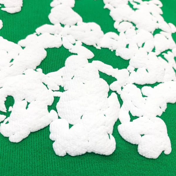 Denim Tears Green DU Cotton Zipper Hoodie - Image 8