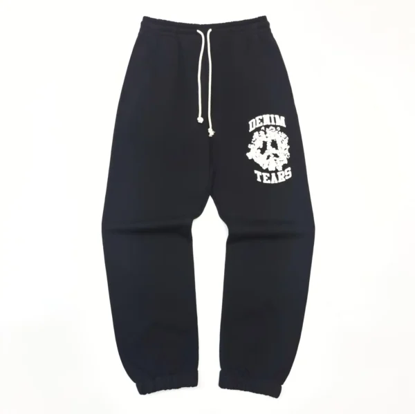 Denim Tears Black DU Cotton Sanitary Pants