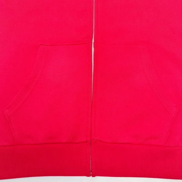 Denim Tears Red DU Cotton Zipper Hoodie - Image 6