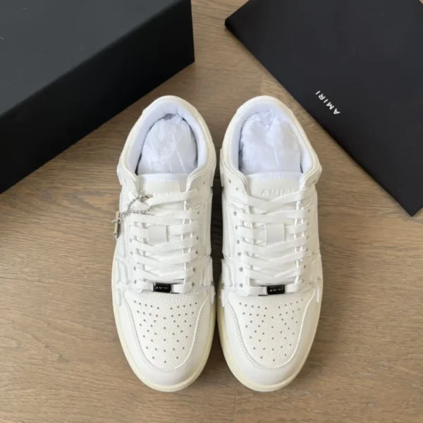AMIRI SkeI Top Low Emil Bone Shoes.