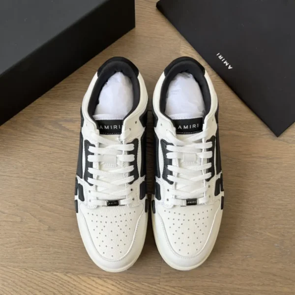 AMIRI SkeI Top Low Emil Bone Shoes.