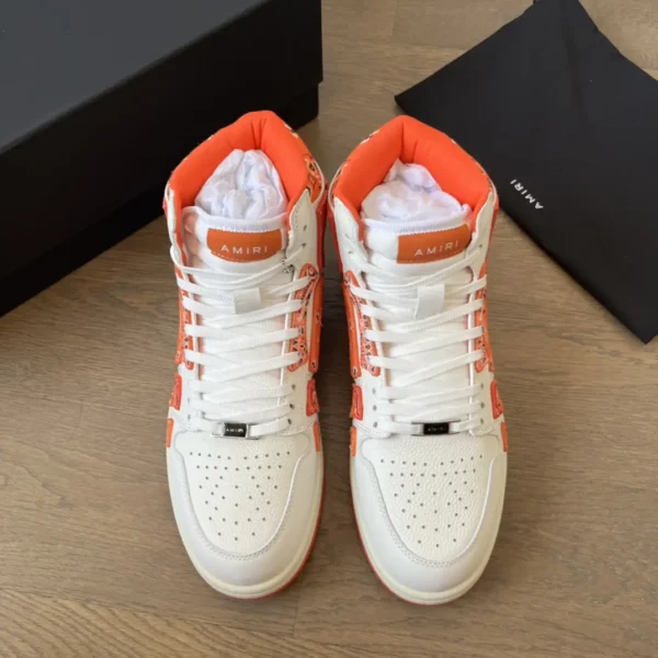 AMIRI SkeI Top High Emil Bone Shoes.