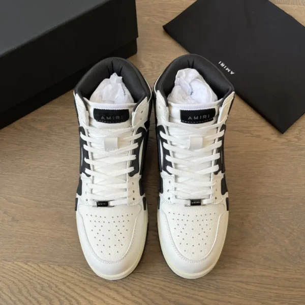 AMIRI SkeI Top High Emil Bone Shoes.