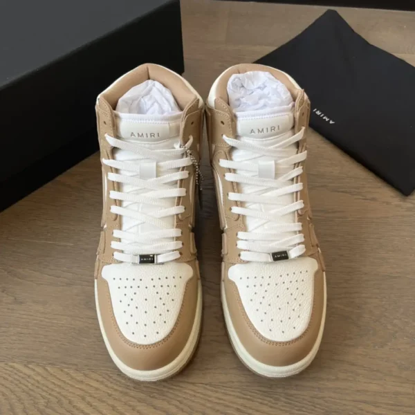 AMIRI SkeI Top High Emil Bone Shoes.