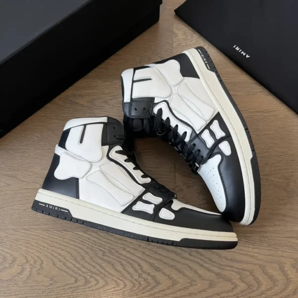 AMIRI SkeI Top High Emil Bone Shoes. - Image 4