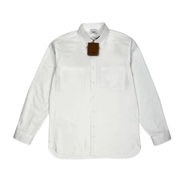 Burberry Knight War Horse Printed Shirt Oxford Textile Fabric Wear resistant, Breathable, and Has Good Stiffness Rear Image