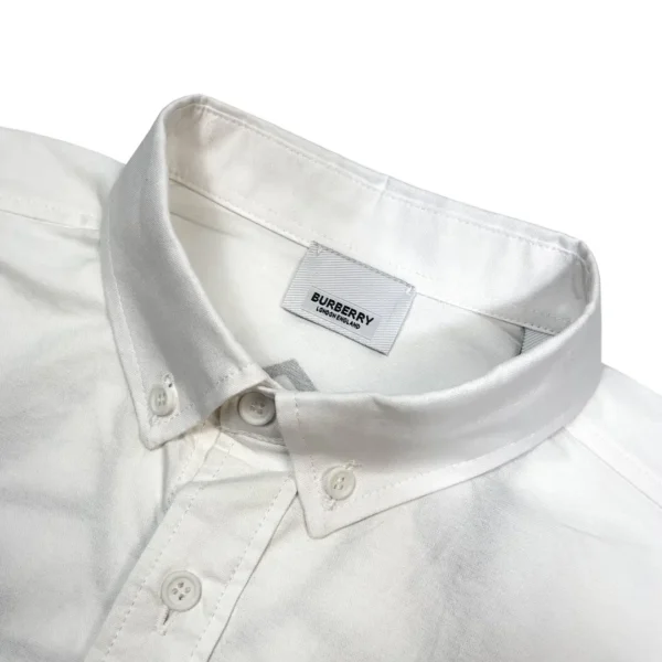 Burberry Knight War Horse Printed Shirt Oxford Textile Fabric Wear resistant, Breathable, and Has Good Stiffness Rear Image - Image 3