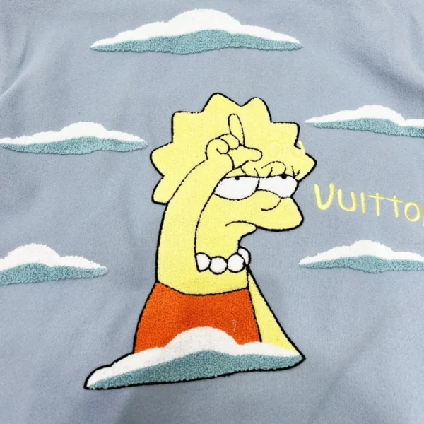 Louis Vuitton  leather sleeve patchwork baseball - Image 9