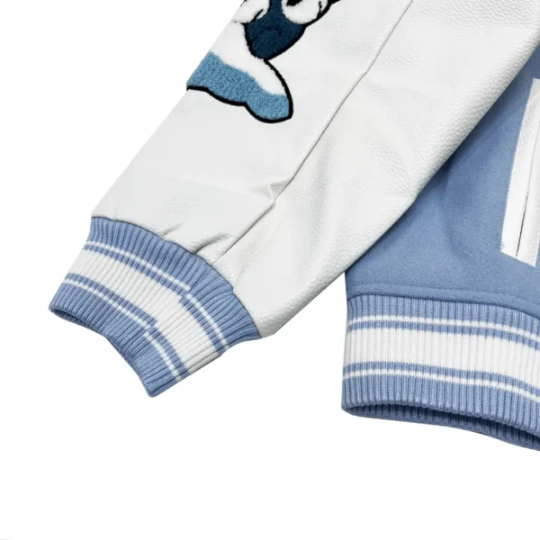Louis Vuitton  leather sleeve patchwork baseball - Image 6