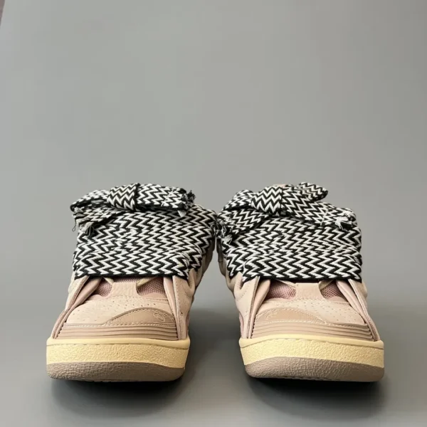 Lanvin Leather Curb Sneakers - Image 2