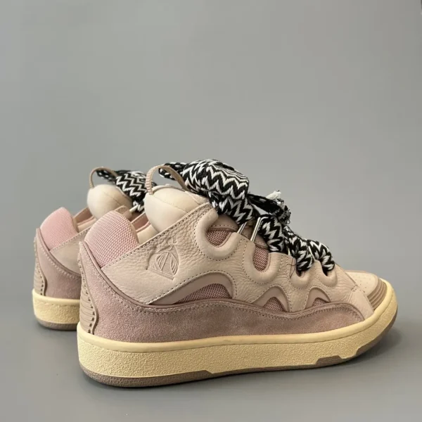 Lanvin Leather Curb Sneakers - Image 4