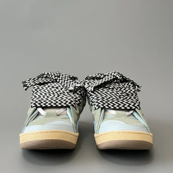 Lanvin Leather Curb Sneakers - Image 2