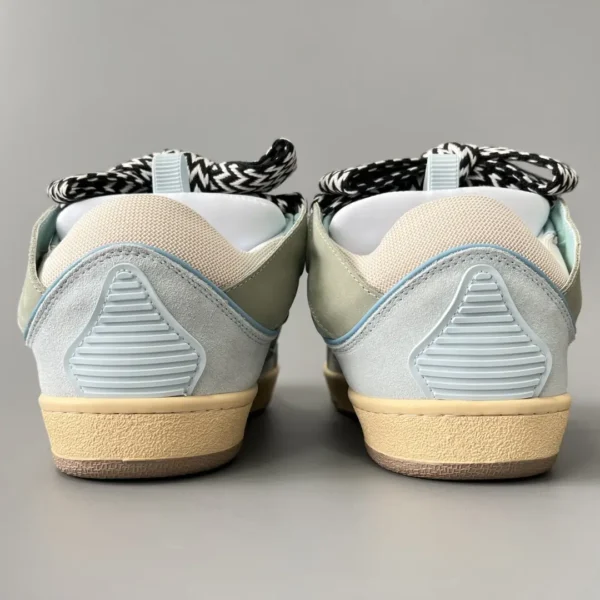 Lanvin Leather Curb Sneakers - Image 5