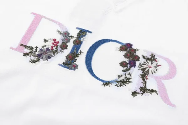 Dior New Embroidered T-shirt - Image 5