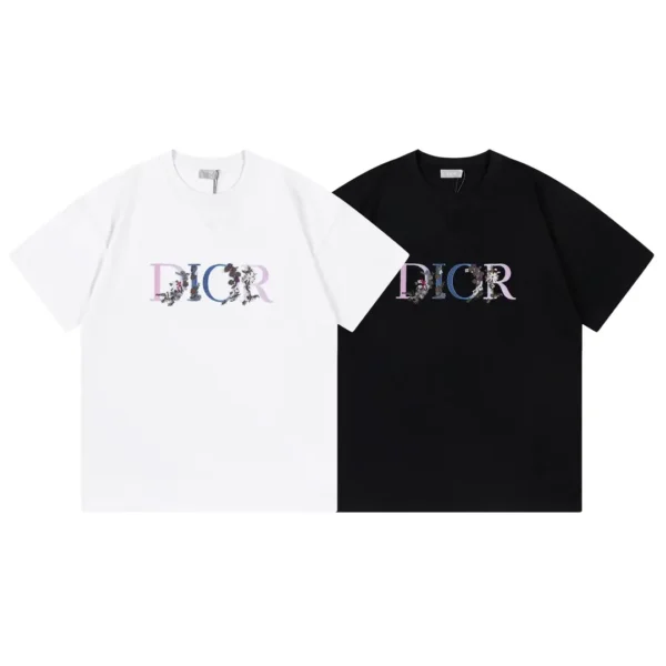 Dior New Embroidered T-shirt - Image 3