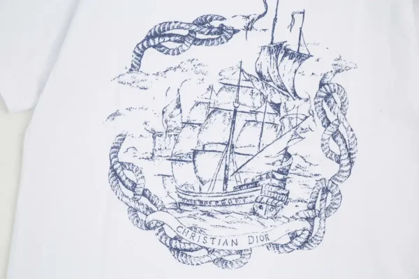 Dior New Embroidered T-shirt - Image 7