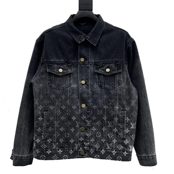 Louis Vuitton vintage gradient denim long sleeved jacket