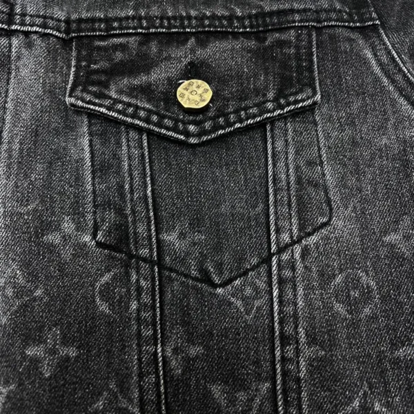 Louis Vuitton vintage gradient denim long sleeved jacket - Image 5