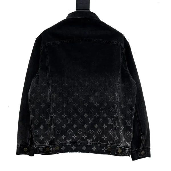 Louis Vuitton vintage gradient denim long sleeved jacket - Image 2
