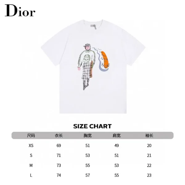 Dior New Embroidered T-shirt - Image 9
