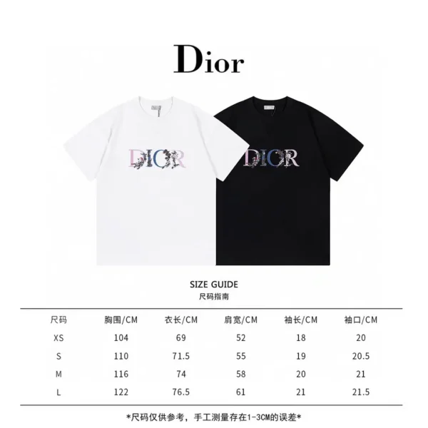 Dior New Embroidered T-shirt - Image 9