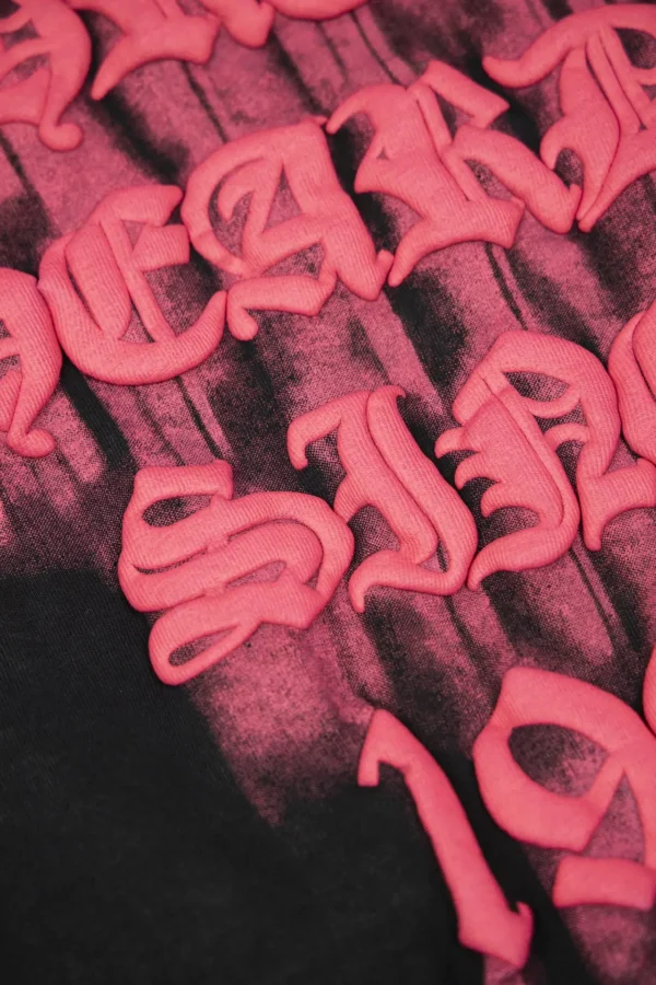 Chrome Hearts Sanskrit foam printed short sleeved T-shirt!Classic Sanskrit foam design foam print - Image 7