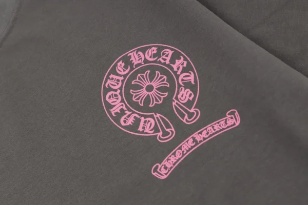 Chrome Hearts  Colorful Cross Embroidered Colorful Sanskrit Printed Short Sleeve Oversize version - Image 4