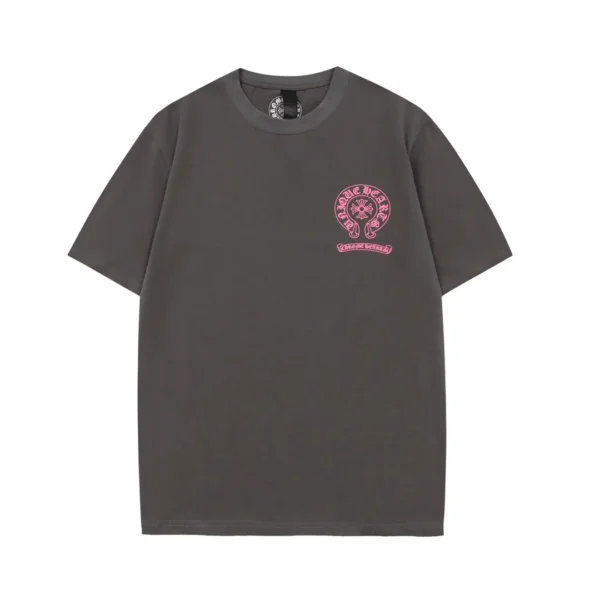 Chrome Hearts  Colorful Cross Embroidered Colorful Sanskrit Printed Short Sleeve Oversize version - Image 2