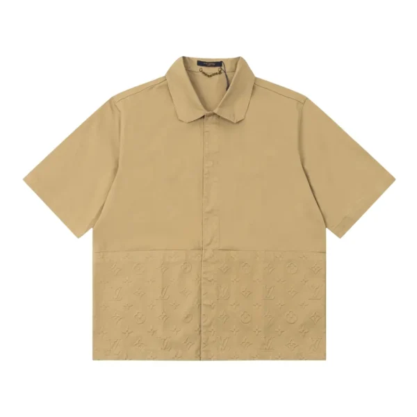 Louis vuitton Collection Classic workwear Short sleeved shirt Washed denim