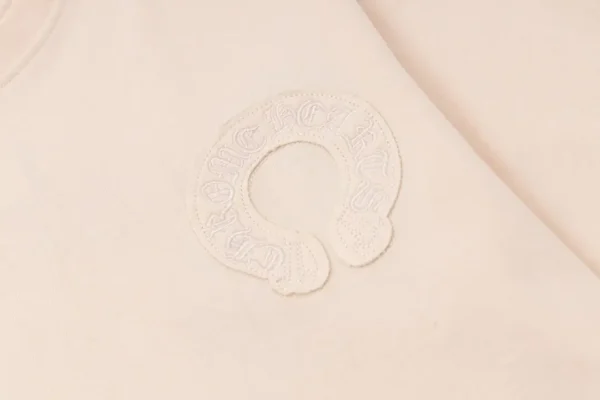 Chrome Hearts Leather Horseshoe Cross Small Iron Micro Logo T-shirt!Front and rear adhesive design leather - Image 8