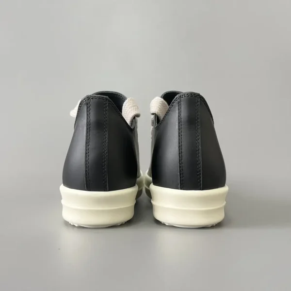 Rick Owens      New Coarse Lace Series - Mainline Black Low Top Lace - Image 5