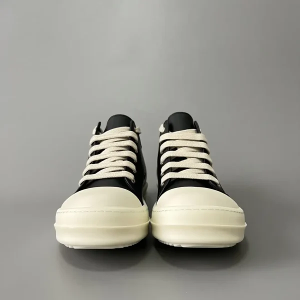 Rick Owens Low cut lace up leather Converse. - Image 2